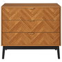 Home Deco Factory Cómoda 3 Cajones Lounge 90x49 cm h.79 cm