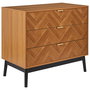 Home Deco Factory Cómoda 3 Cajones Lounge 90x49 cm h.79 cm