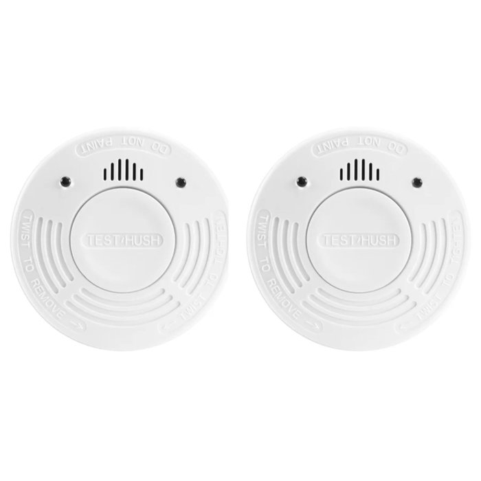 Alecto SD1010 Pack de 2 Detectores de Humo con Batería de 10 Años