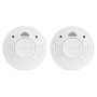 Alecto SD1010 Pack de 2 Detectores de Humo con Batería de 10 Años