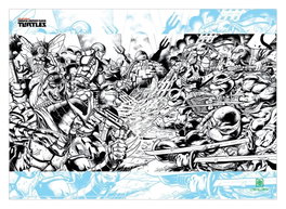 FaNaTtik Tortugas Ninja Litografía Comic Limited Edition 42 x 30 cm