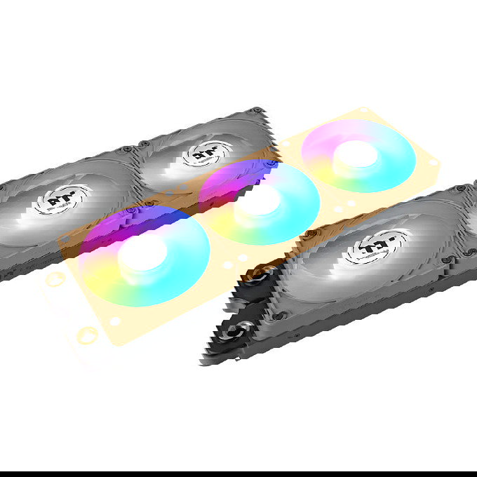 Thermaltake CT120 EX ARGB Ventilador de Refrigeración para PC 120mm 3 Unidades Arena