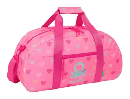 Safta Bolsa de Deporte Benetton Heart, Bolsa de Deportes, 260x500x200 mm