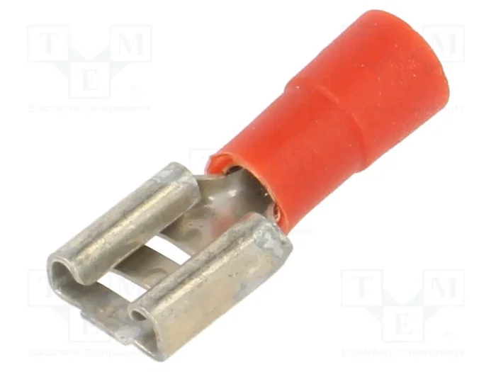 ERKO Conector plano hembra aislado de 6,3mm ERKO Conector plano hembra aislado de 6,3mm