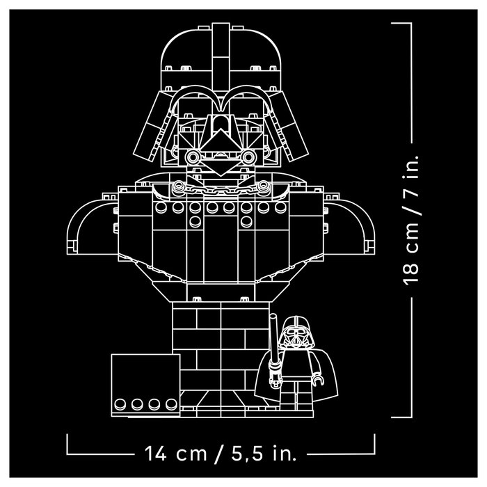 LEGO Star Wars Busto de Darth Vader 75439