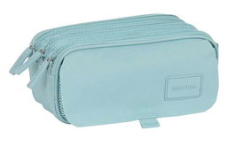 Portatodo Triple Safta 21,5 x 10 x 8 cm Azul