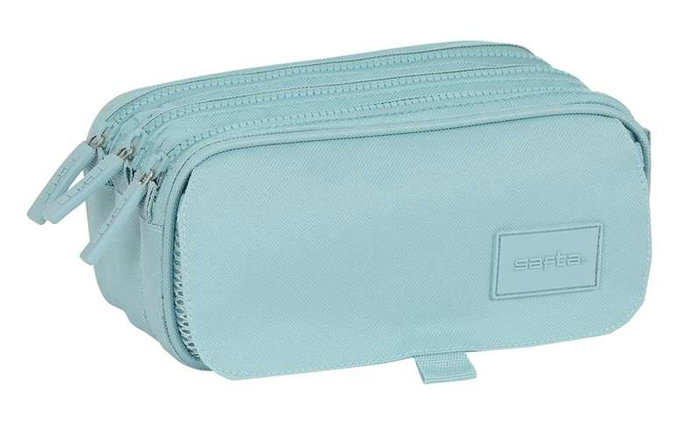 Safta Portatodo Triple Big Basic Azul 21,5x10x8cm Safta Portatodo Triple Big Basic Azul 21,5x10x8cm