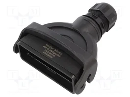 HARTING Carcasa para conectores HDC tamaño 24B con prensaestopas M40