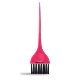 Framar Brocha de Tinte Rosa - Universal para Tintes y Decoloraciones, Cerdas AccSoft para Precisión