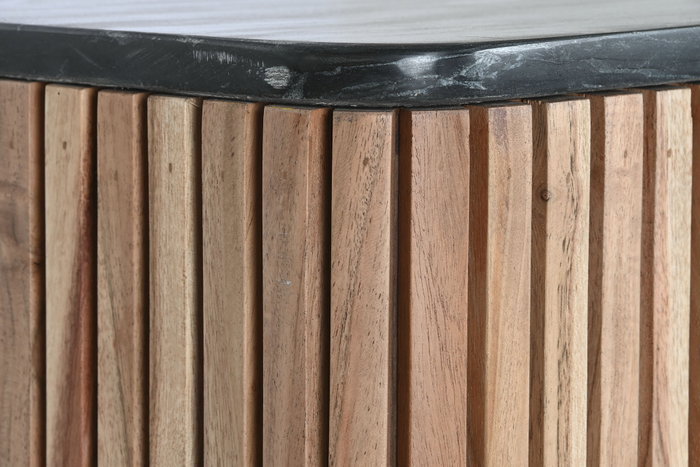 DKD Home Decor Mesa Centro Moderno Negro Natural Acacio Marmol 115 x 65 x 45 cm DKD Home Decor Mesa Centro Moderno Negro Natural Acacio Marmol 115 x 65 x 45 cm