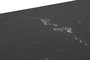 DKD Home Decor Mesa Centro Moderno Negro Natural Acacio Marmol 115 x 65 x 45 cm