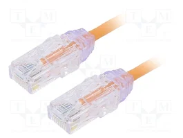PANDUIT Patch cord U/UTP Cat 6 RJ45 5m naranja