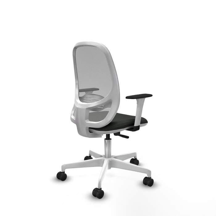 PIQUERAS Y CRESPO Silla de oficina Cilanco con mecanismo Sincro, Negro y Gris