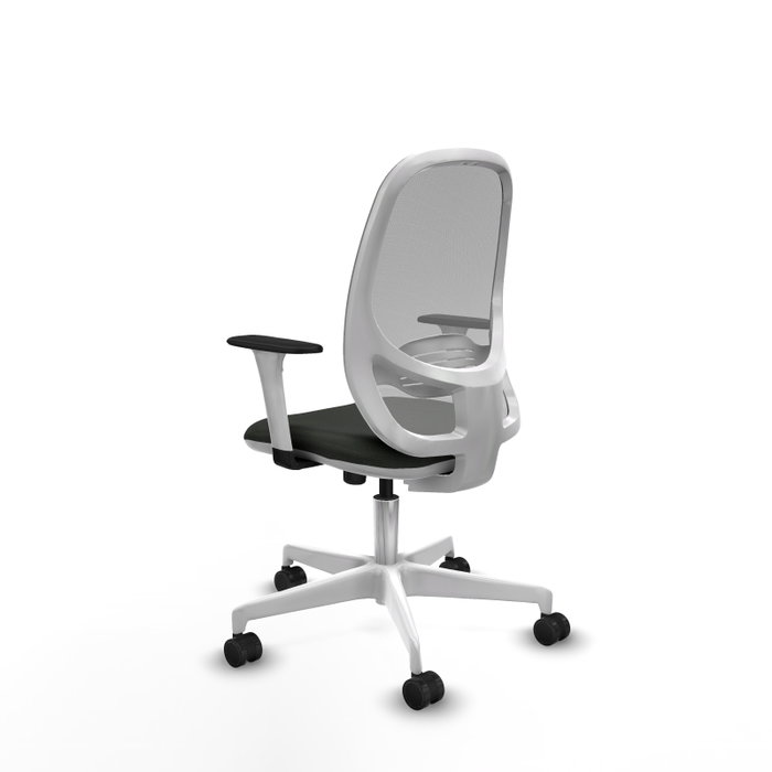 PIQUERAS Y CRESPO Silla de oficina Cilanco con mecanismo Sincro, Negro y Gris