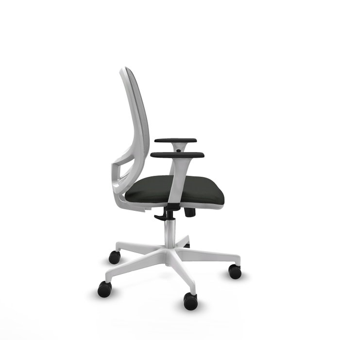 PIQUERAS Y CRESPO Silla de oficina Cilanco con mecanismo Sincro, Negro y Gris