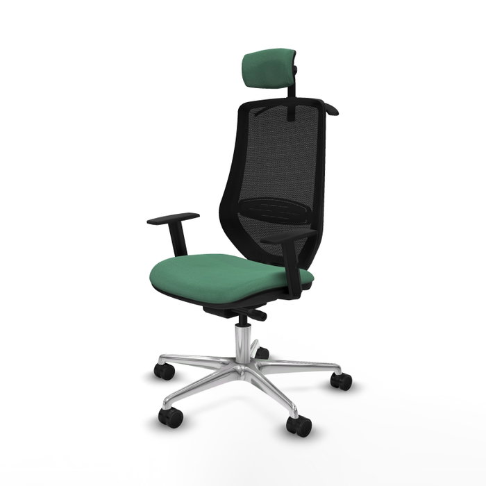 PIQUERAS Y CRESPO Silla de oficina Mardos Verde Esmeralda y Negro PIQUERAS Y CRESPO Silla de oficina Mardos Verde Esmeralda y Negro