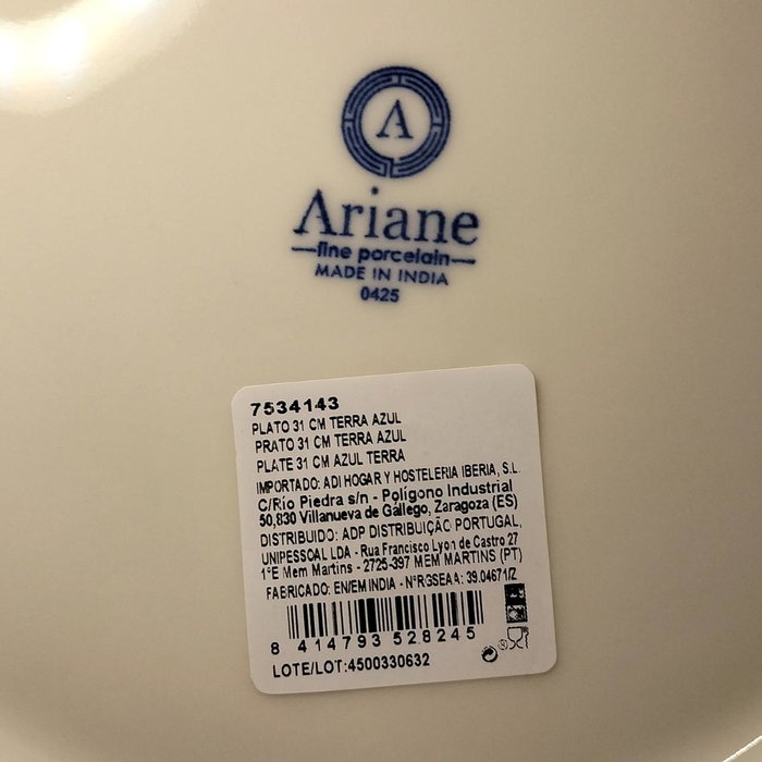 Ariane Plato Espresso Prime Blanco Ariane Plato Espresso Prime Blanco