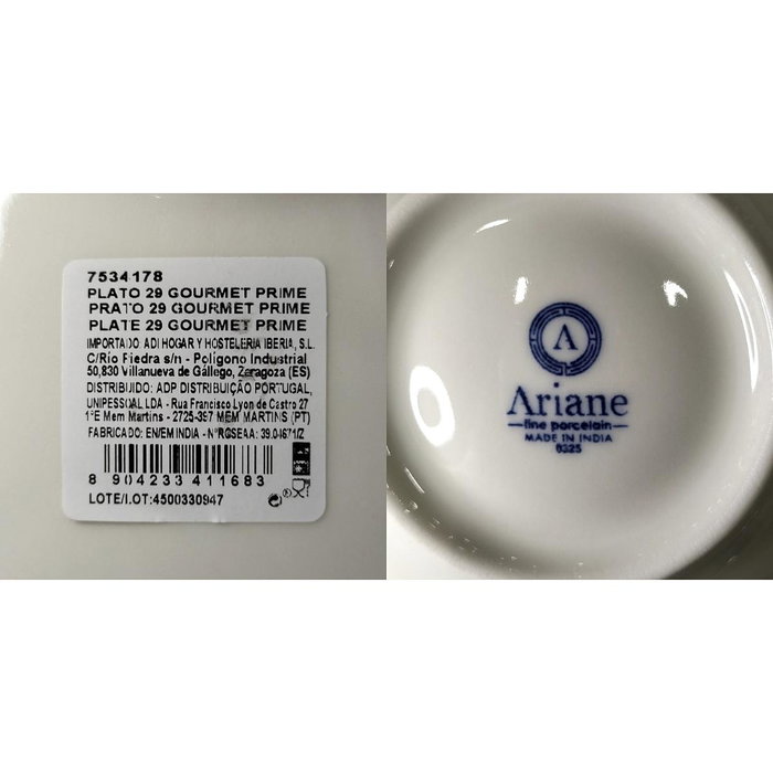 Ariane Plato Espresso Prime Blanco Ariane Plato Espresso Prime Blanco
