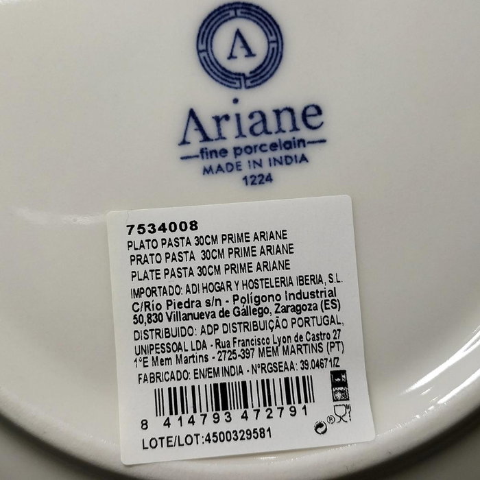 Ariane Plato Espresso Prime Blanco Ariane Plato Espresso Prime Blanco