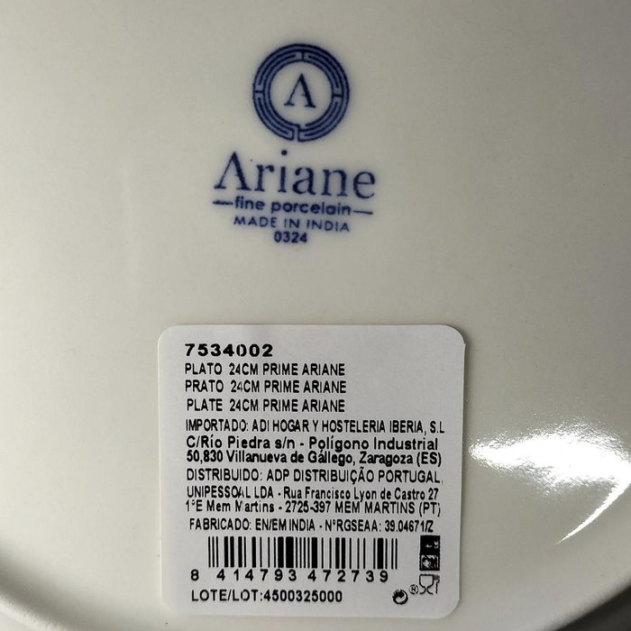 Ariane Plato Espresso Prime Blanco Ariane Plato Espresso Prime Blanco