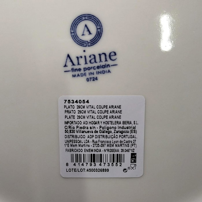 Ariane Plato Espresso Prime Blanco Ariane Plato Espresso Prime Blanco