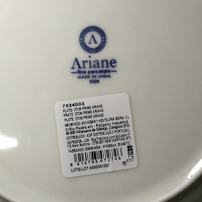 Ariane Plato Espresso Prime Blanco Ariane Plato Espresso Prime Blanco