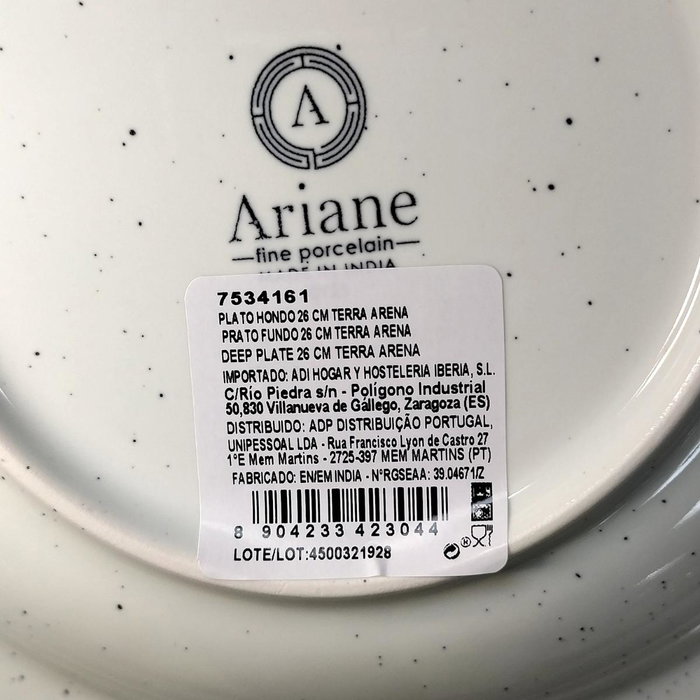 Ariane Plato Espresso Prime Blanco Ariane Plato Espresso Prime Blanco