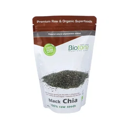BIOTONA Semillas de Chía Negra Ecológicas 400 g - 100% Salvia Hispanica, Superalimento, Vegano