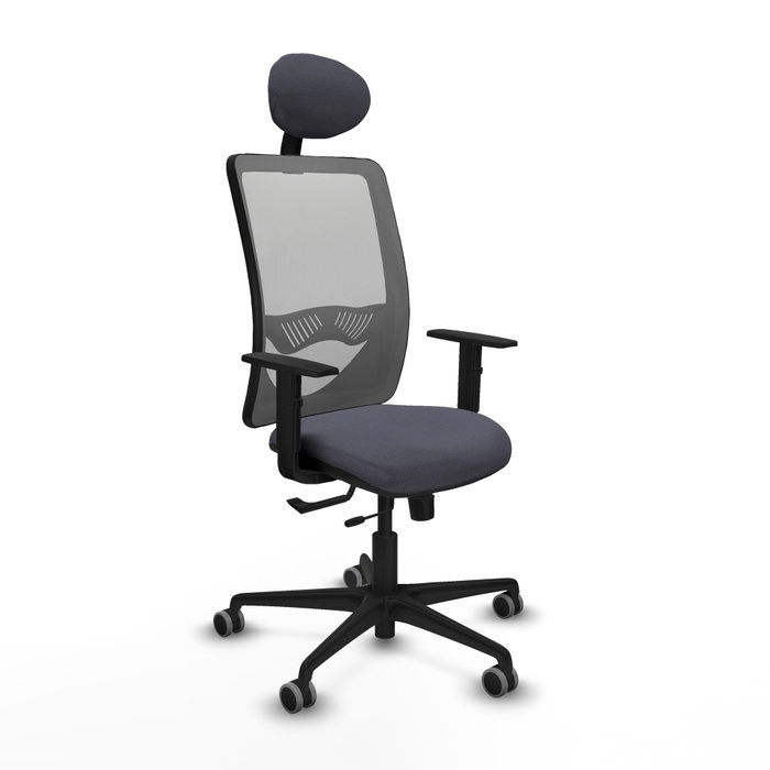 PIQUERAS Y CRESPO Silla de oficina Zulema Gris con Mecanismo Sincro/Traslack PIQUERAS Y CRESPO Silla de oficina Zulema Gris con Mecanismo Sincro/Traslack