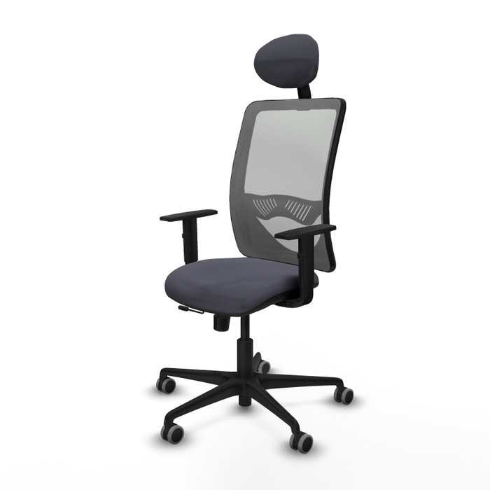 PIQUERAS Y CRESPO Silla de oficina Zulema Gris con Mecanismo Sincro/Traslack PIQUERAS Y CRESPO Silla de oficina Zulema Gris con Mecanismo Sincro/Traslack
