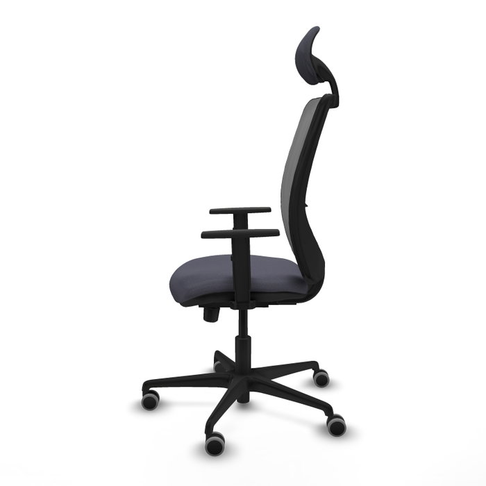 PIQUERAS Y CRESPO Silla de oficina Zulema Gris con Mecanismo Sincro/Traslack PIQUERAS Y CRESPO Silla de oficina Zulema Gris con Mecanismo Sincro/Traslack