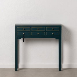 Ixia Consola Azul Madera 85 x 26 x 85 cm