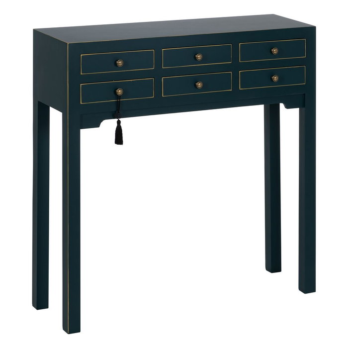 Ixia Consola Azul Madera 85 x 26 x 85 cm Ixia Consola Azul Madera 85 x 26 x 85 cm