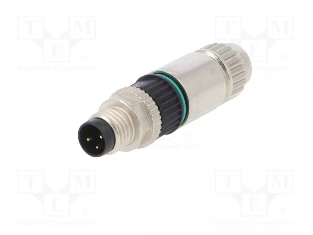 HARTING Conector Industrial M8 Macho 3 Pines Recto
