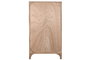DKD Home Decor Armario Alpino Marron Claro Acacia 90 x 45 x 160 cm con 3 Cajones y 3 Puertas