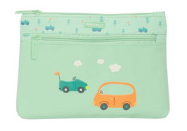 Safta Bolso Escolar Portatodo Preescolar, Doble Cremallera, Gran Tamaño 30x230x160 mm, Fácil Limpieza