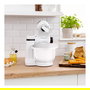 Bosch MUMS2AW00 Kitchen Machine Robot de Cocina, 700W, Serie 2, Color Blanco, 3.8L con Batidor, Amasador y Accesorios