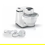 Bosch MUMS2AW00 Kitchen Machine Robot de Cocina, 700W, Serie 2, Color Blanco, 3.8L con Batidor, Amasador y Accesorios