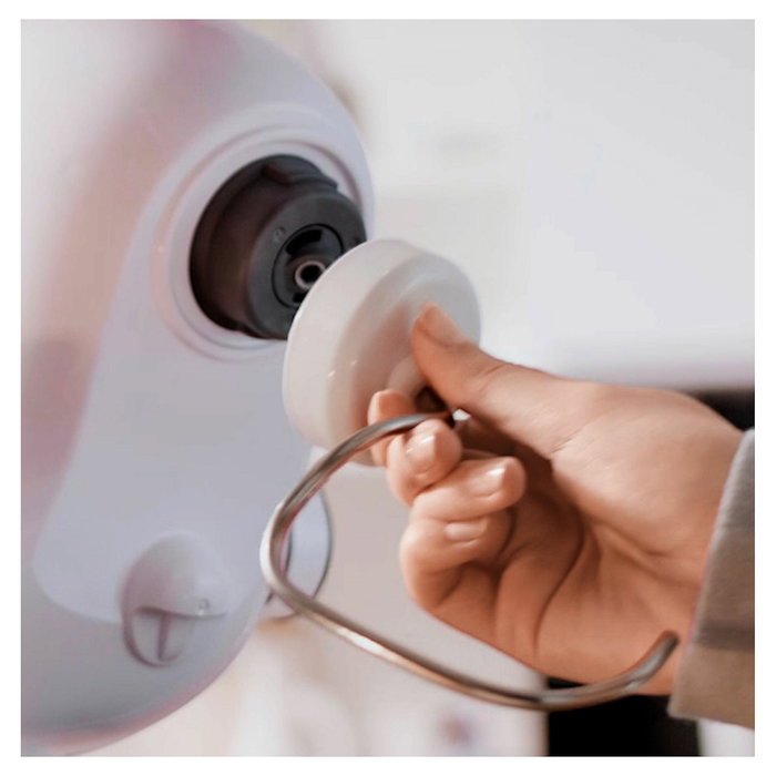 Bosch MUMS2AW00 Kitchen Machine Robot de Cocina, 700W, Serie 2, Color Blanco, 3.8L con Batidor, Amasador y Accesorios