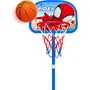 Marvel MAR3496273306326 Aro de Baloncesto Infantil con Soporte Ajustable de 155 cm