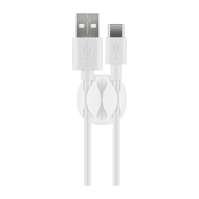 Goobay Clips para cables blanco Goobay Clips para cables blanco