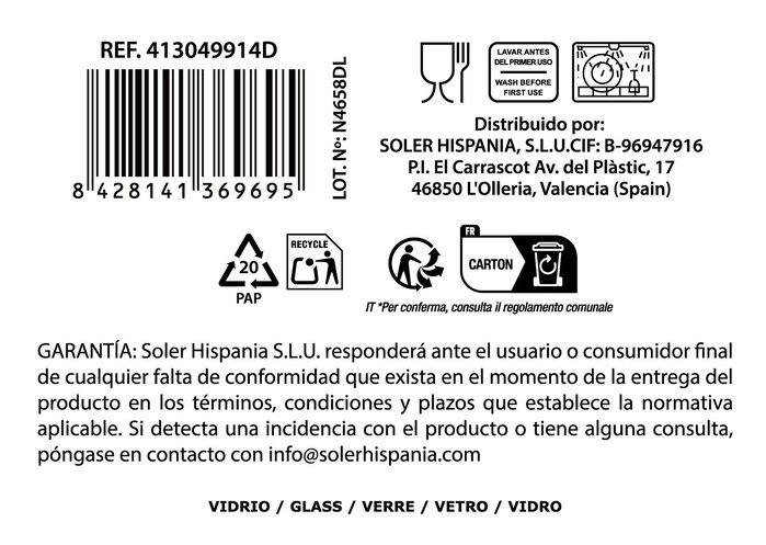 La Mediterranea Vaso Nalon Fiber 400cc