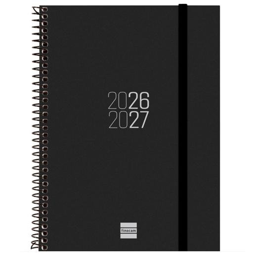 Finocam Agenda Escolar Espiral 2026-2027 Negro Finocam Agenda Escolar Espiral 2026-2027 Negro