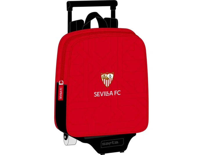 Safta Mochila con Carro Sevilla F.C. Roja y Negra Safta Mochila con Carro Sevilla F.C. Roja y Negra