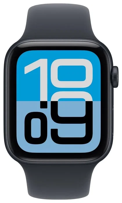 Apple Watch SE 3 GPS 44mm Caja Aluminio Negro Noche | Correa Deporte Negro Noche M/L