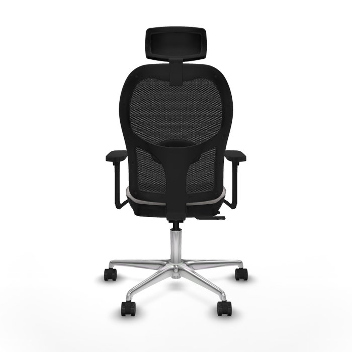 PIQUERAS Y CRESPO Silla de oficina Jorquera con mecanismo Sincro/Traslack, Blanco y Negro PIQUERAS Y CRESPO Silla de oficina Jorquera con mecanismo Sincro/Traslack, Blanco y Negro