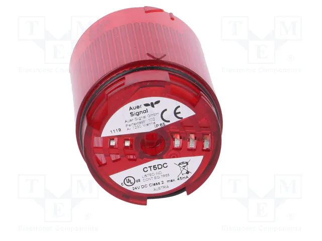 AUER SIGNAL Módulo de automatización señalizador luminoso rojo LED 24VDC