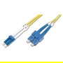 Digitus Cable de Fibra Óptica Monomodo Duplex OS2 LC a SC 2m