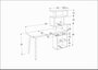 Hanah Home Mesa de Estudio Vina - Nogal, 133x55x146.4cm, Tablero Melamina 18mm