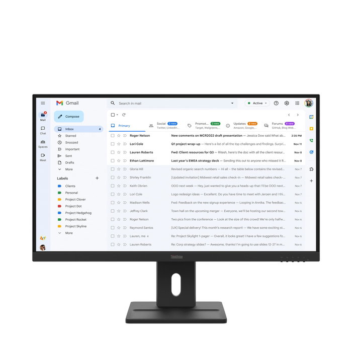 Lenovo ThinkVision E27-40 Monitor de 27 pulg. Full HD IPS